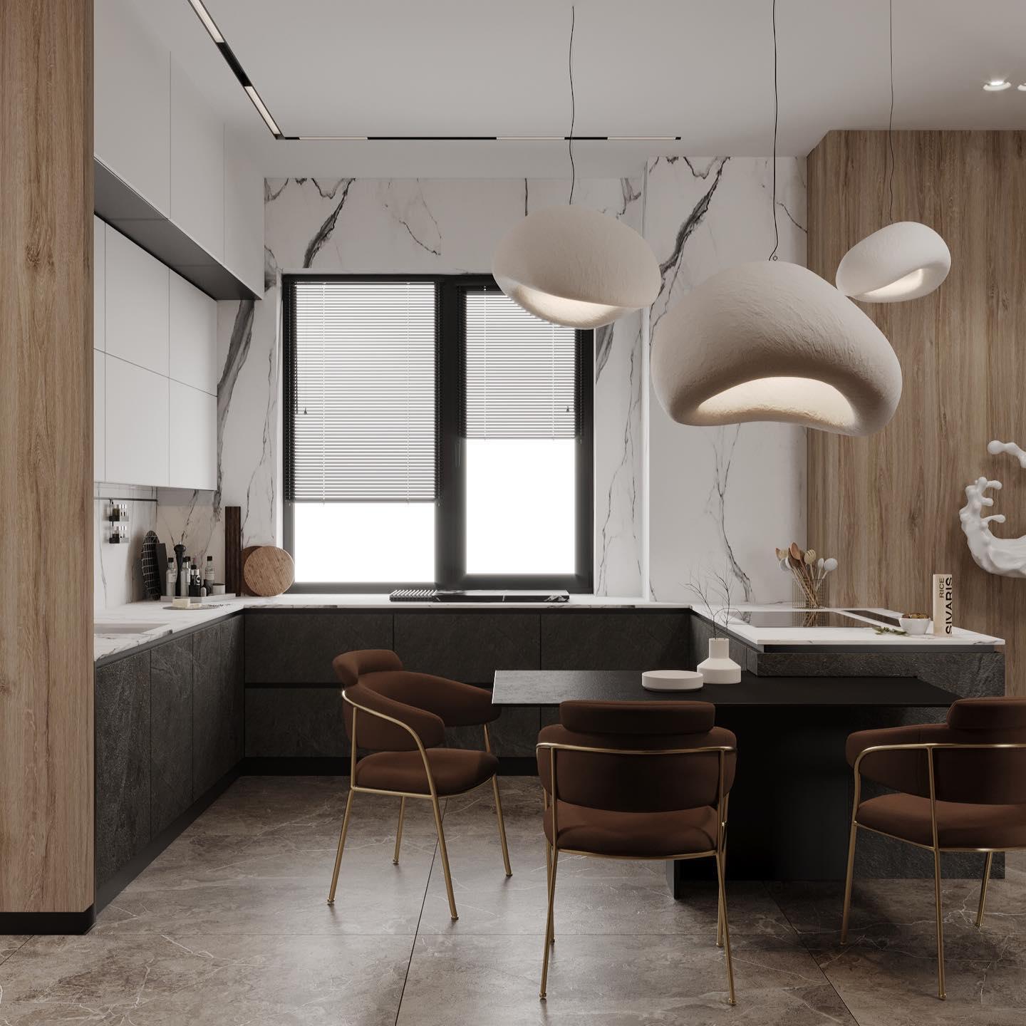 Selineria Pendant Light Cloud Swag Wabi-Sabi