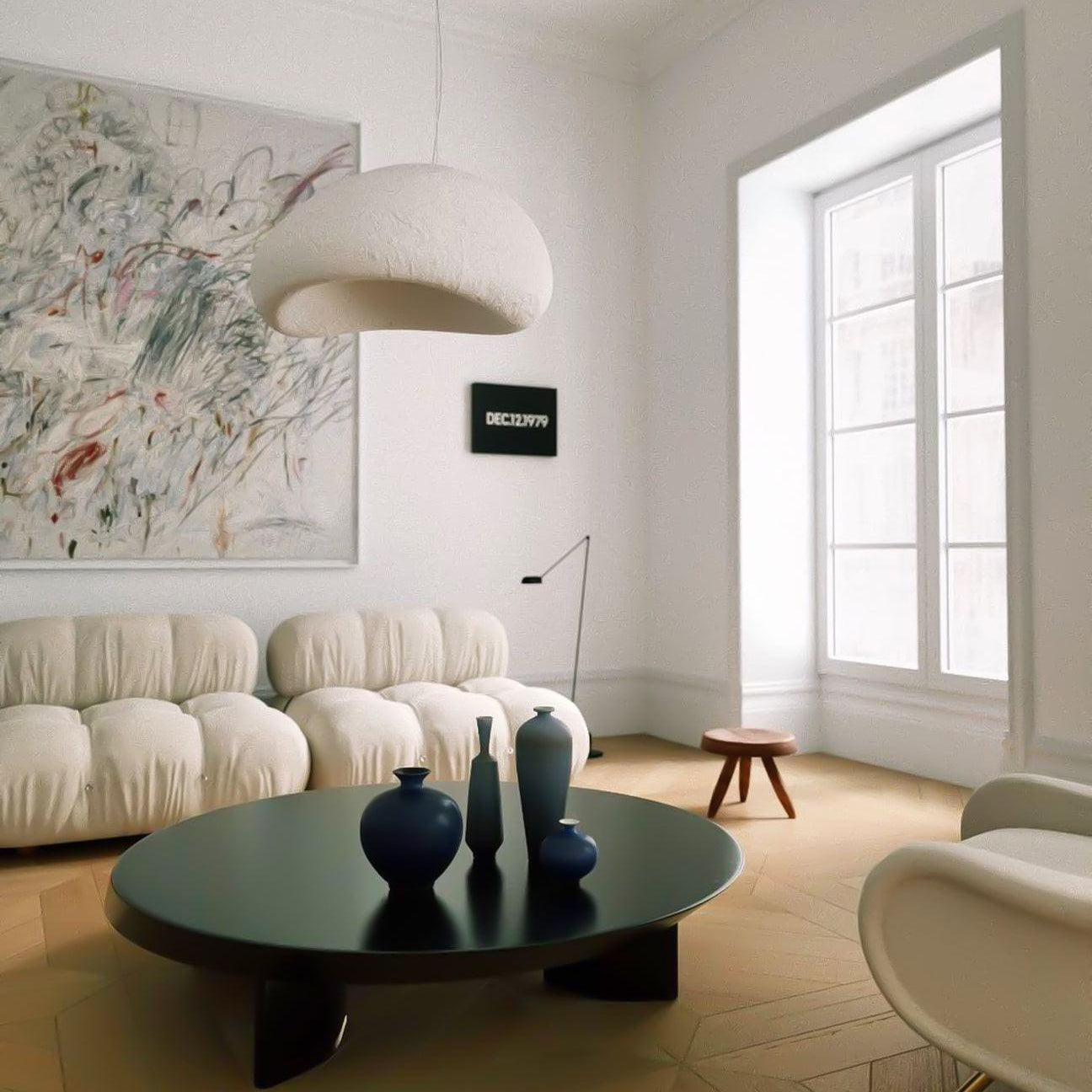 Lustra Pendant Light Cloud Swag Wabi-Sabi - Neutral Decor