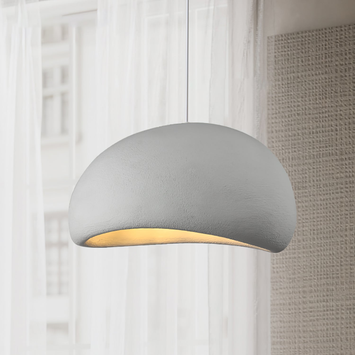 Lustra Pendant Light Cloud Swag Wabi-Sabi - Neutral Decor