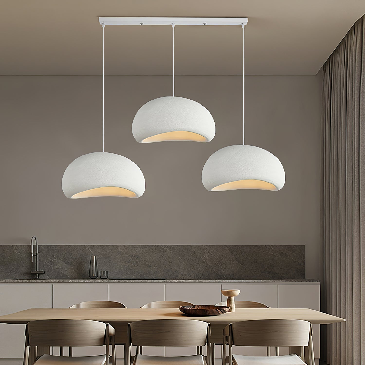 Selineria Pendant Light Cloud Swag Wabi-Sabi
