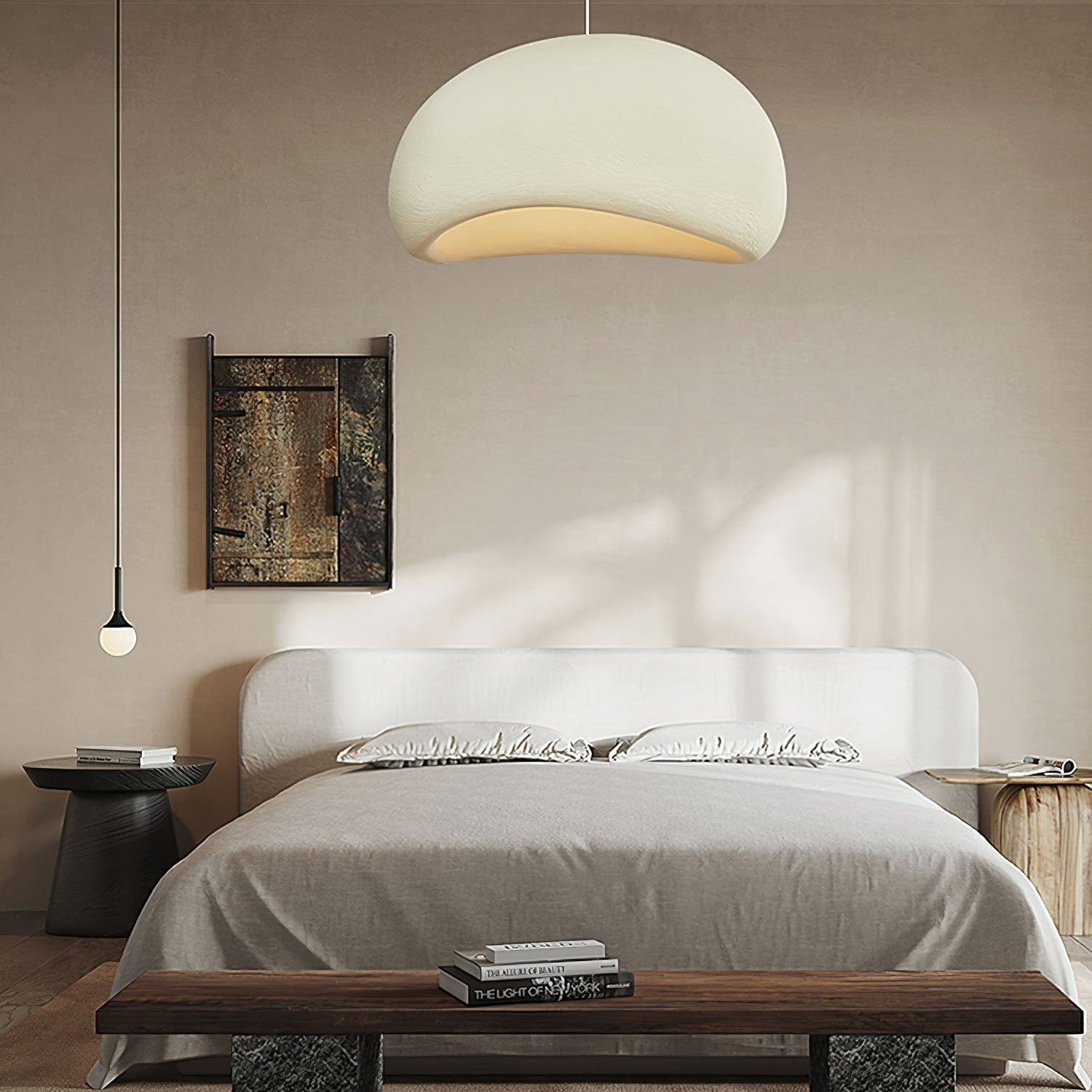 Lustra Pendant Light Cloud Swag Wabi-Sabi - Neutral Decor