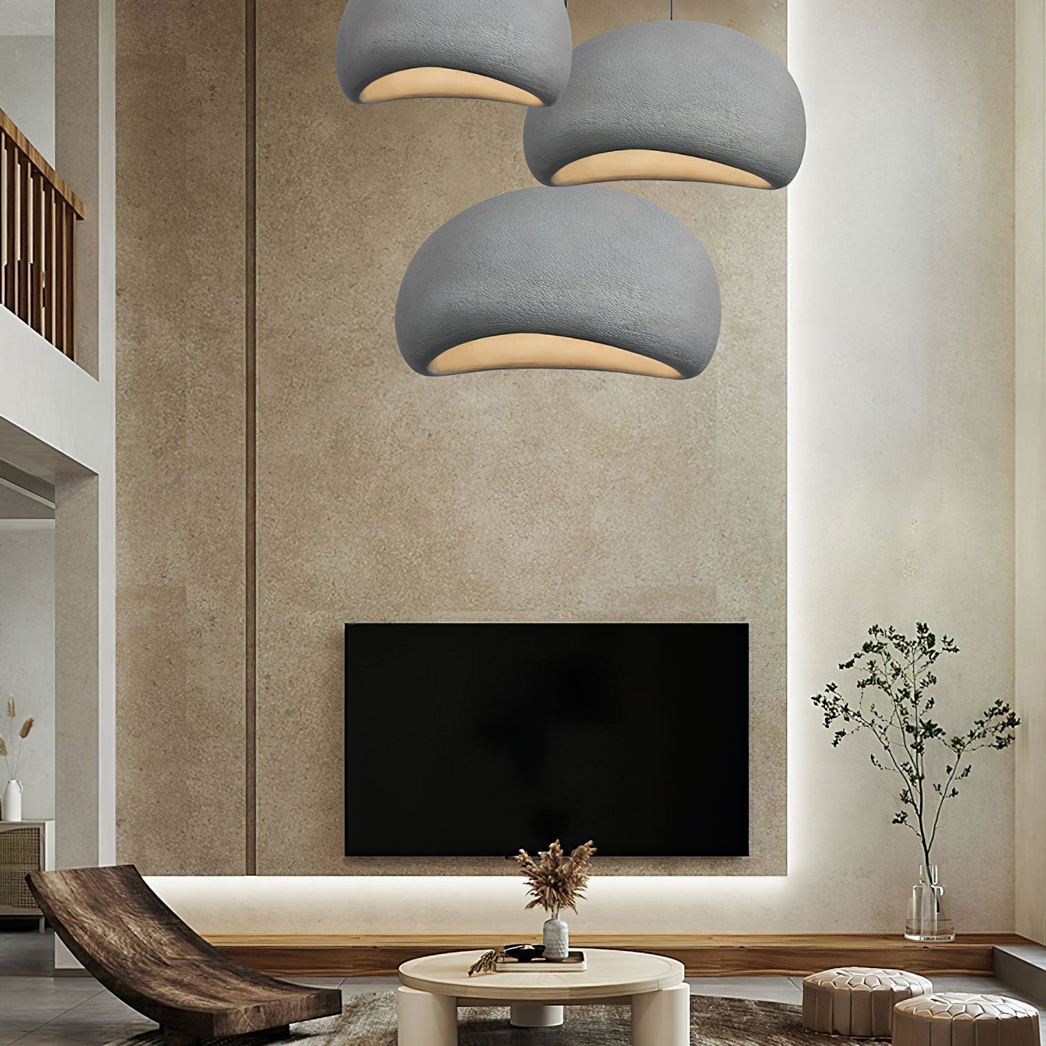 Lustra Pendant Light Cloud Swag Wabi-Sabi - Neutral Decor