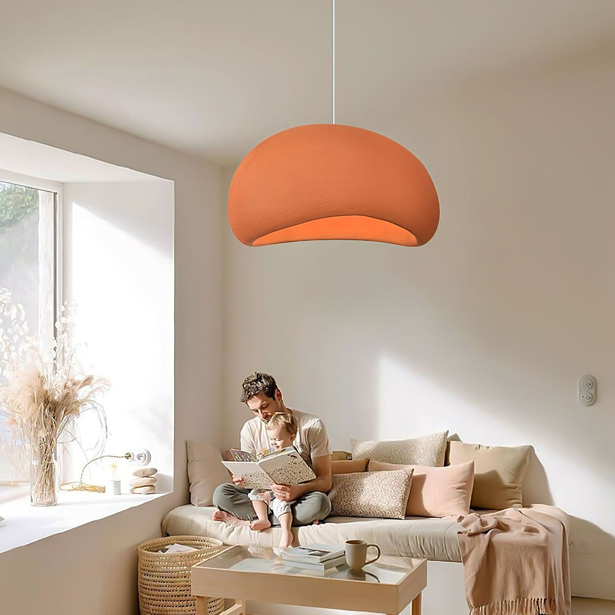 Selineria Pendant Light Cloud Swag Wabi-Sabi