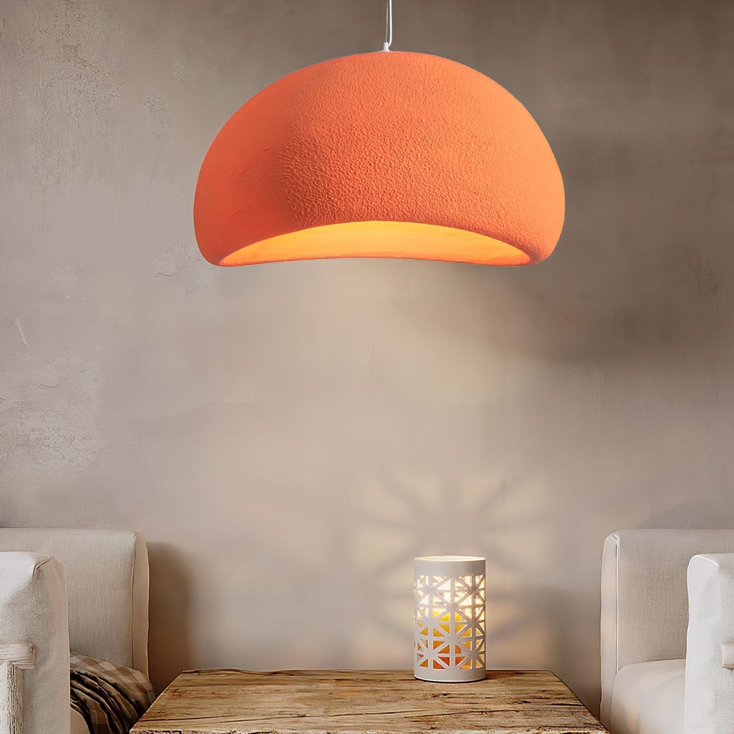 Lustra Pendant Light Cloud Swag Wabi-Sabi - Neutral Decor