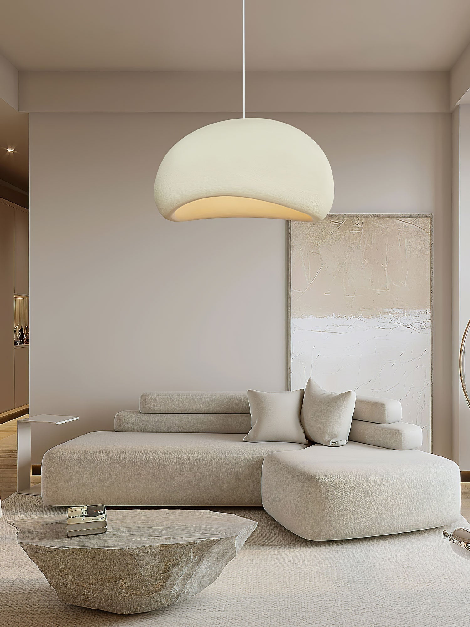 Selineria Pendant Light Cloud Swag Wabi-Sabi