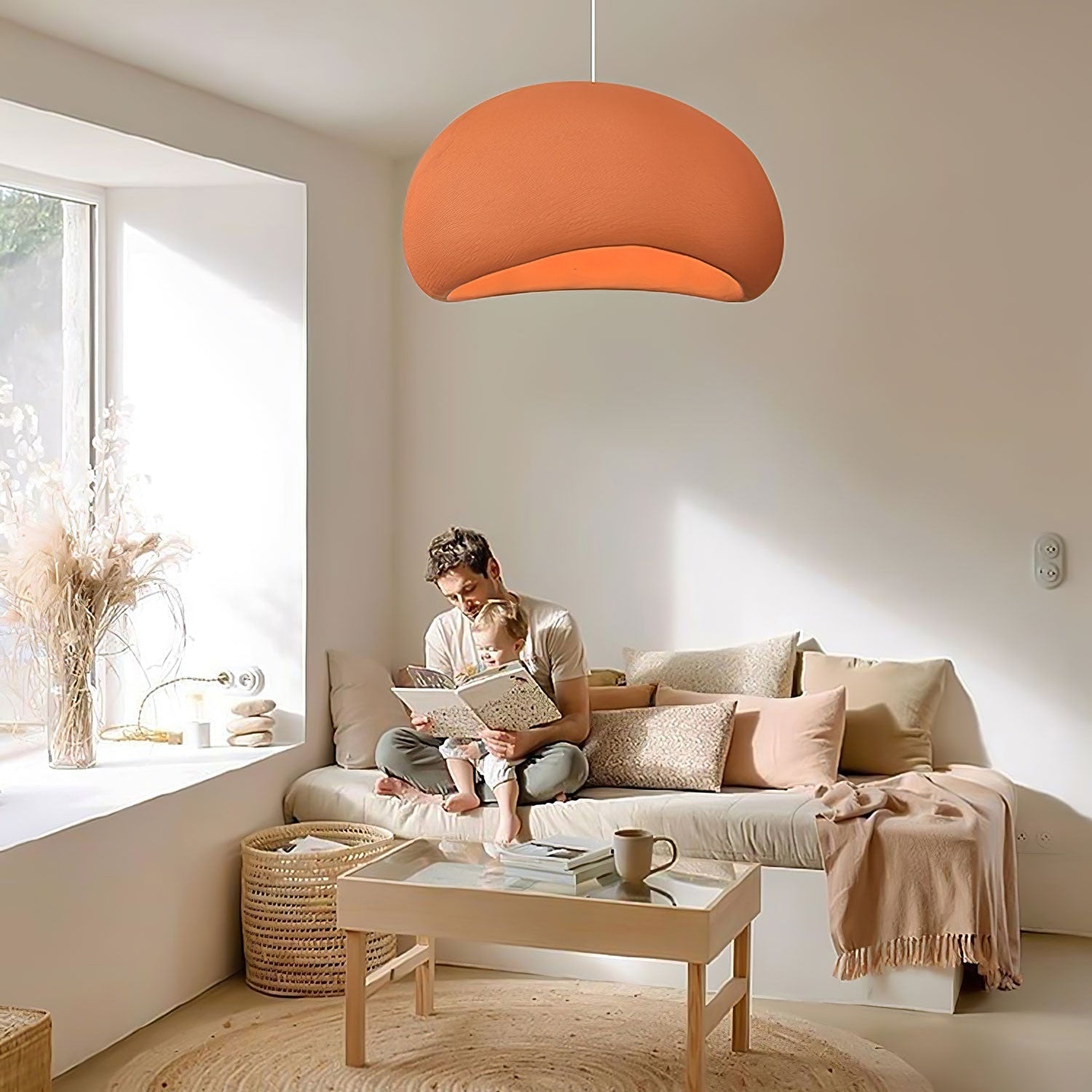 Lustra Pendant Light Cloud Swag Wabi-Sabi - Neutral Decor