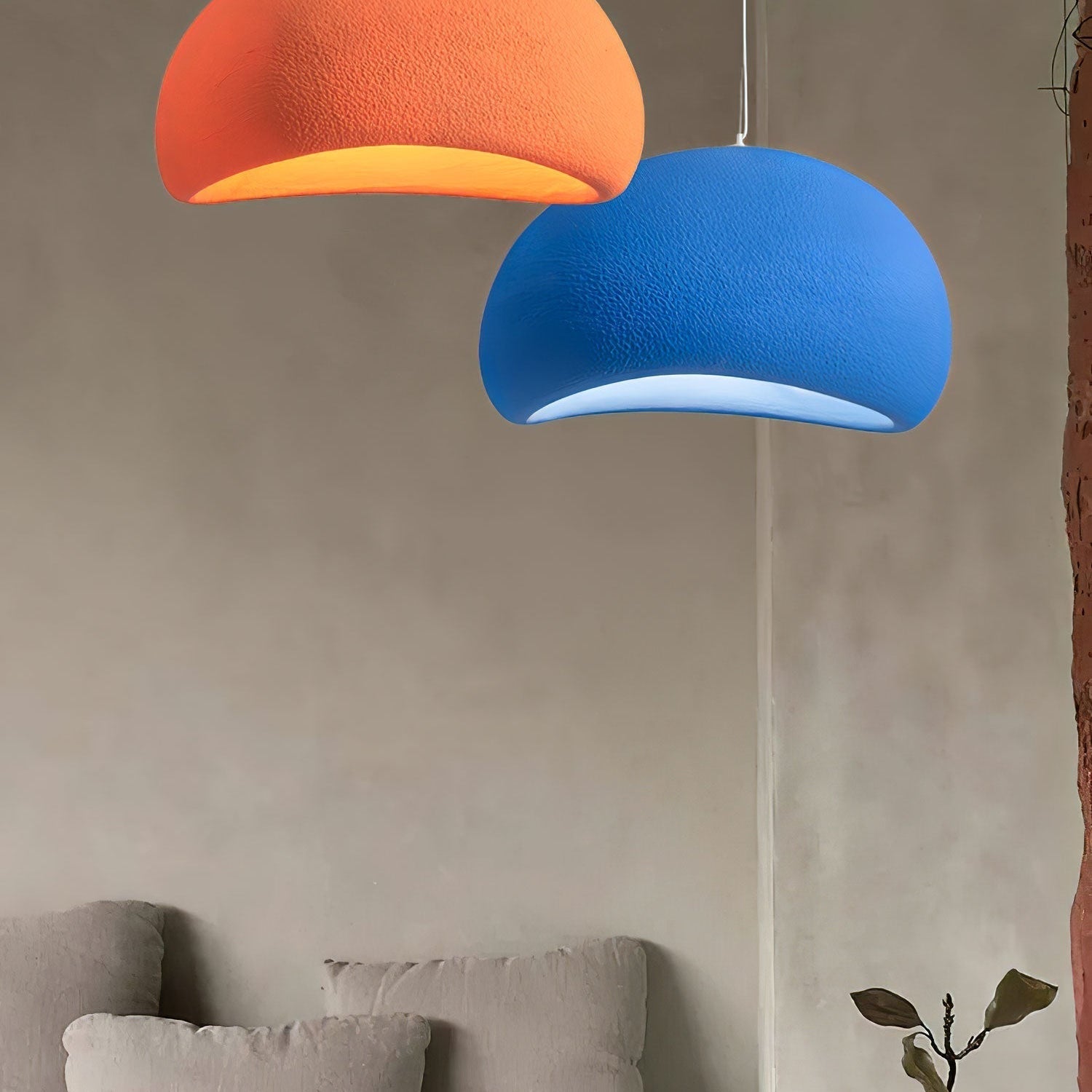 Lustra Pendant Light Cloud Swag Wabi-Sabi - Neutral Decor
