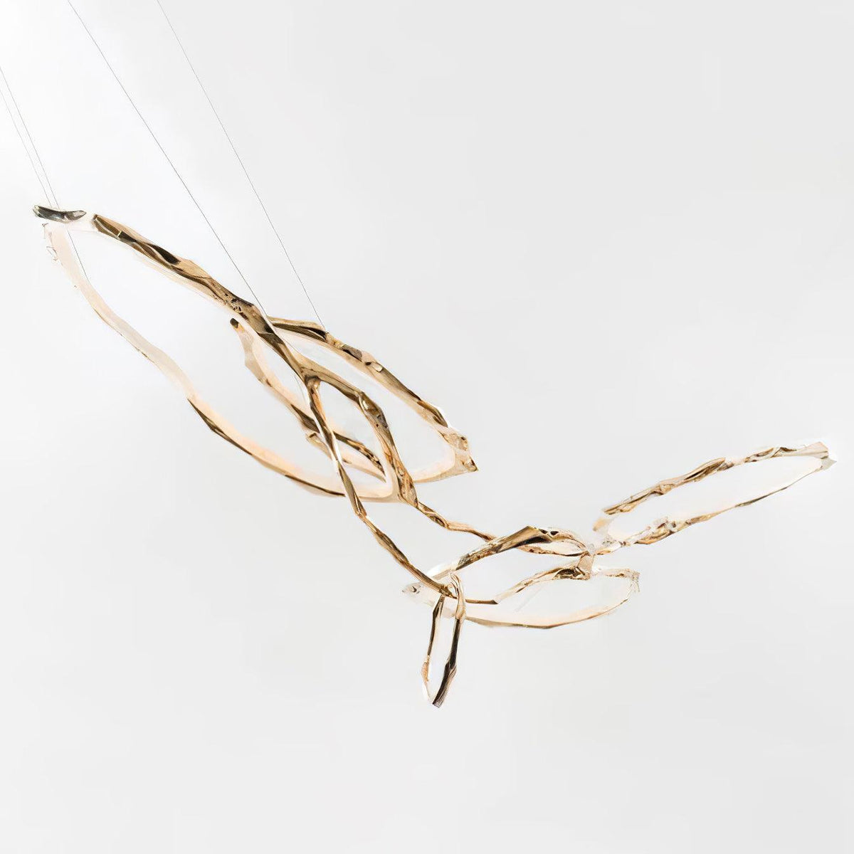 Aballs Cloud Rings Series Brass Chandelier