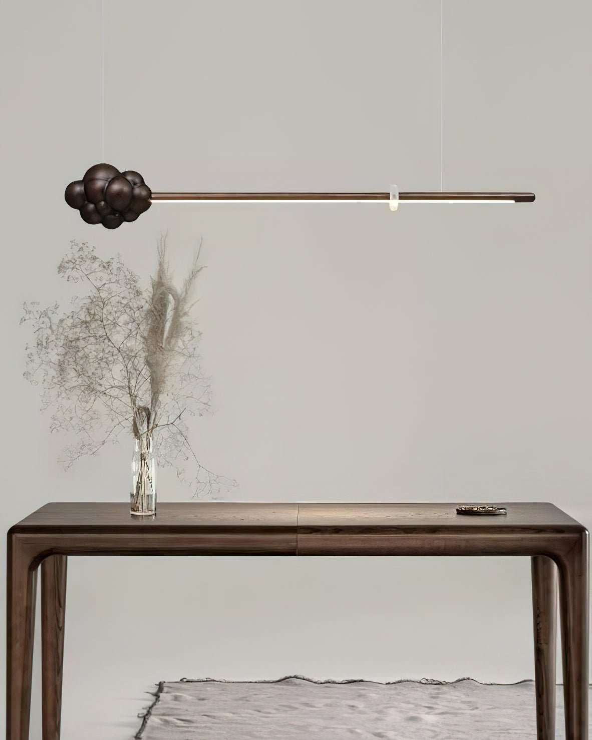 Sylisia Pendant Lamp Wood Stick Cloud Minimalist