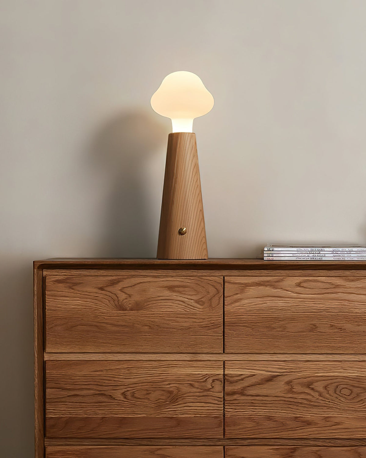 Mushio Wood Cloud Table Lamp
