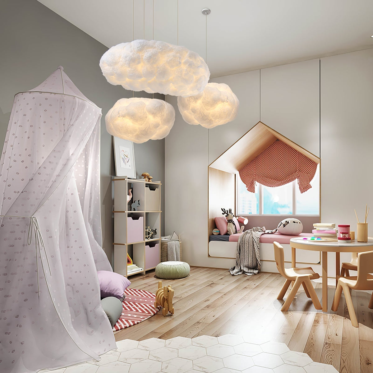 Nively Fiber Silk Pendant Light