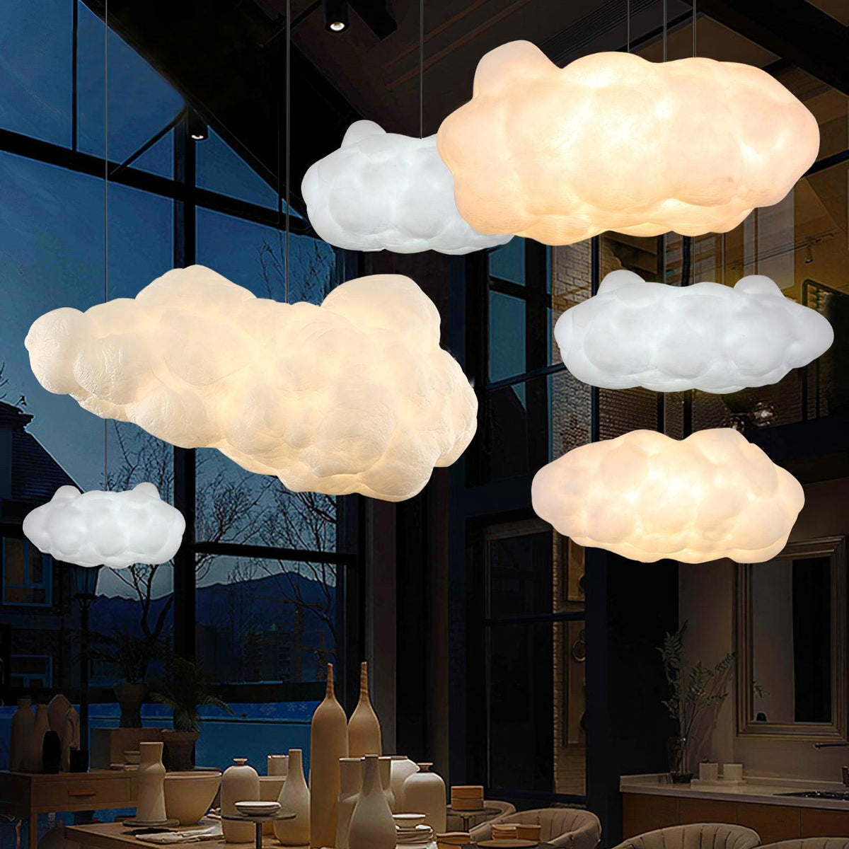 Nively Fiber Silk Pendant Light