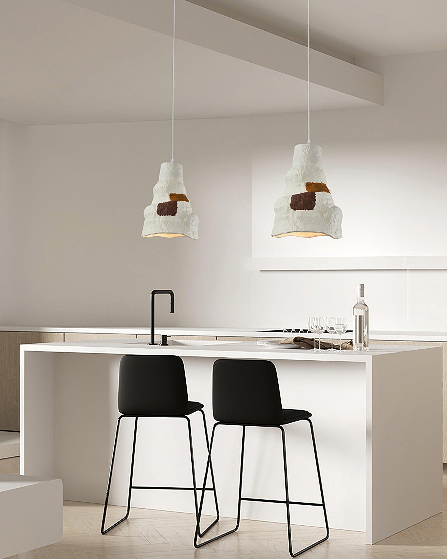 Terra Rustic Resin Pendant Lamp