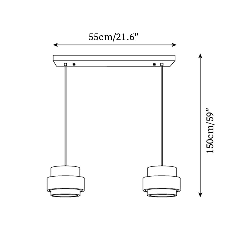 Perra Pendant Light Travertine - Neutral Decor