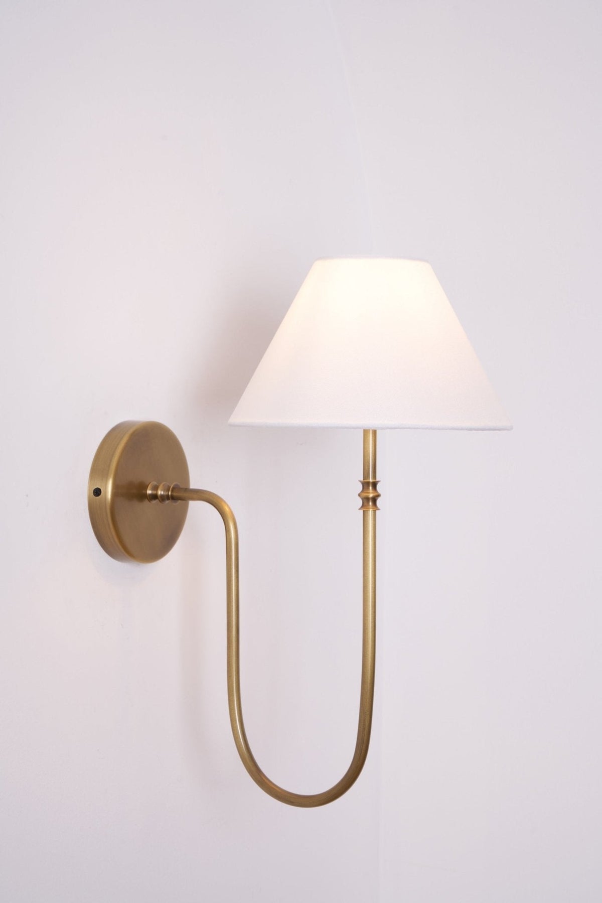 Devenq Vintage Industrial Fabric Wall Light