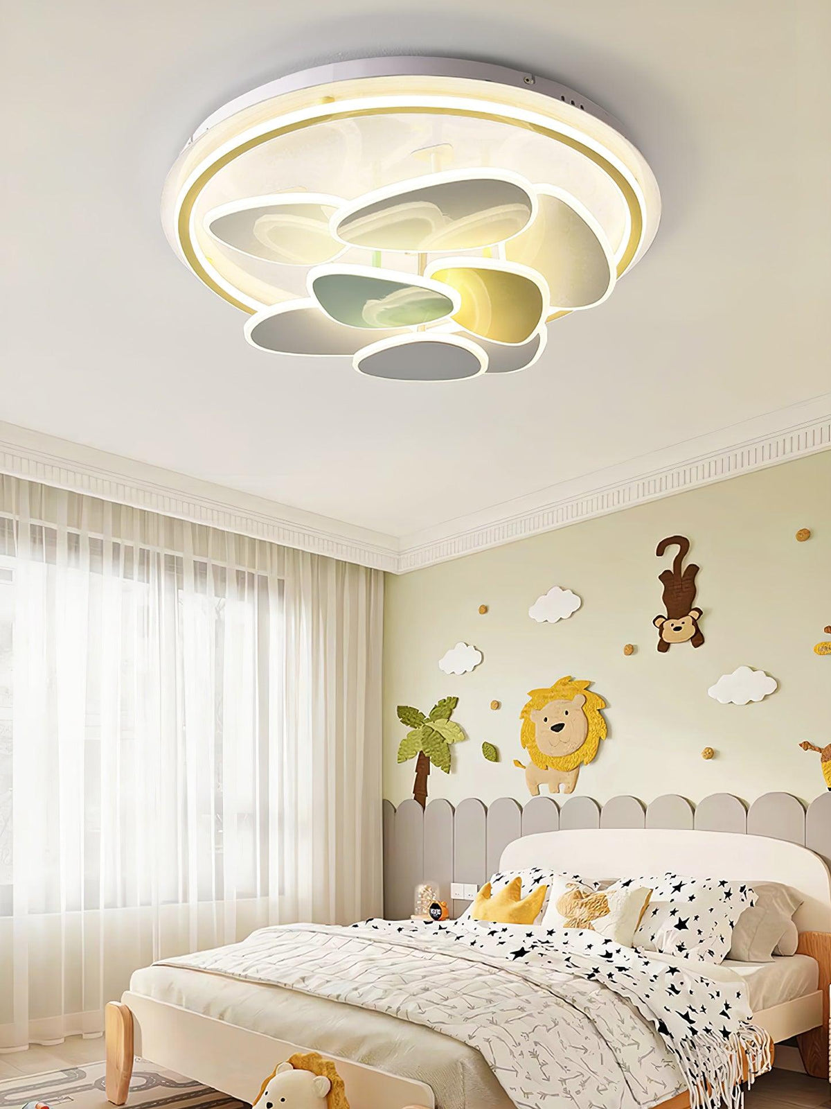 Noriveon Chandelier Art Floral