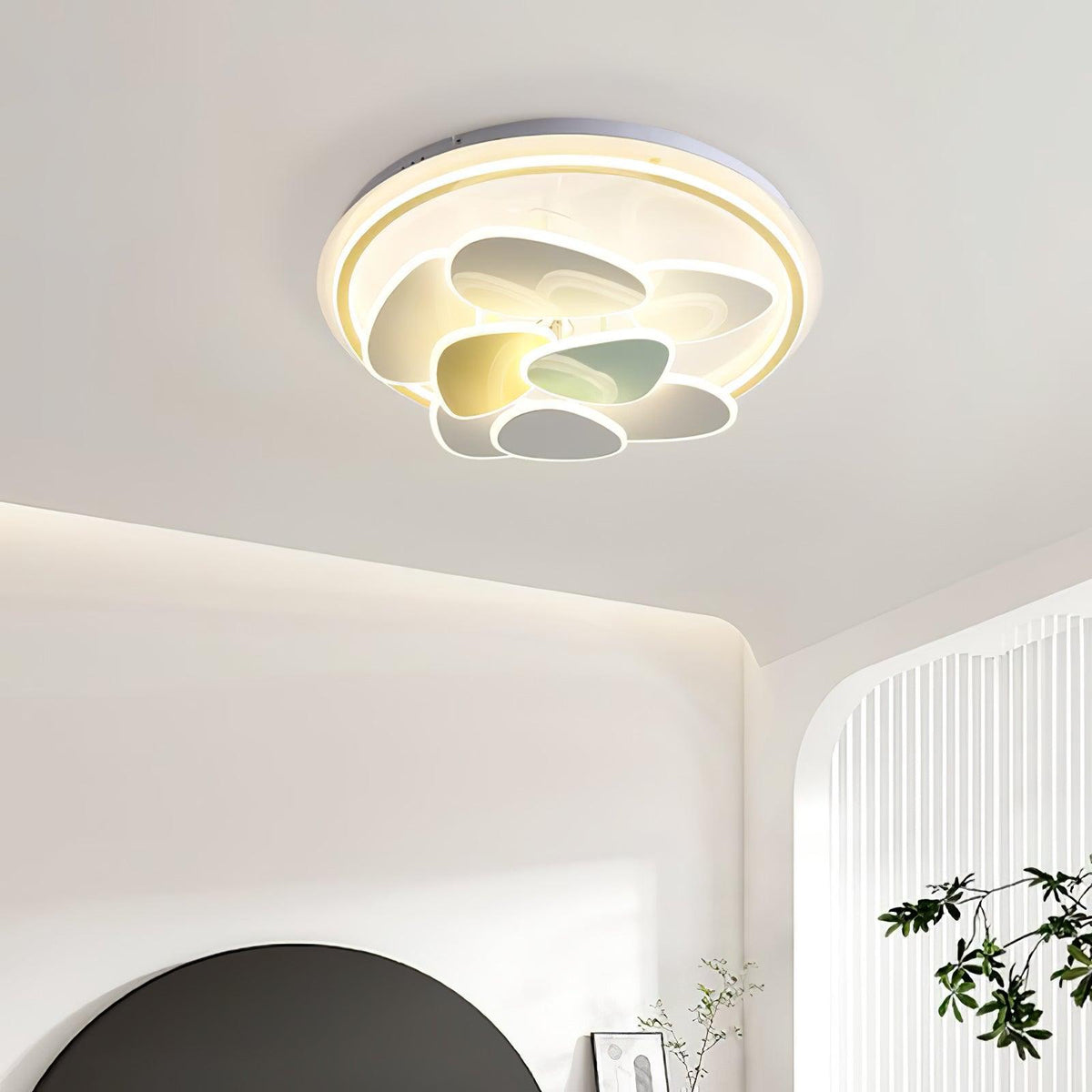 Noriveon Chandelier Art Floral