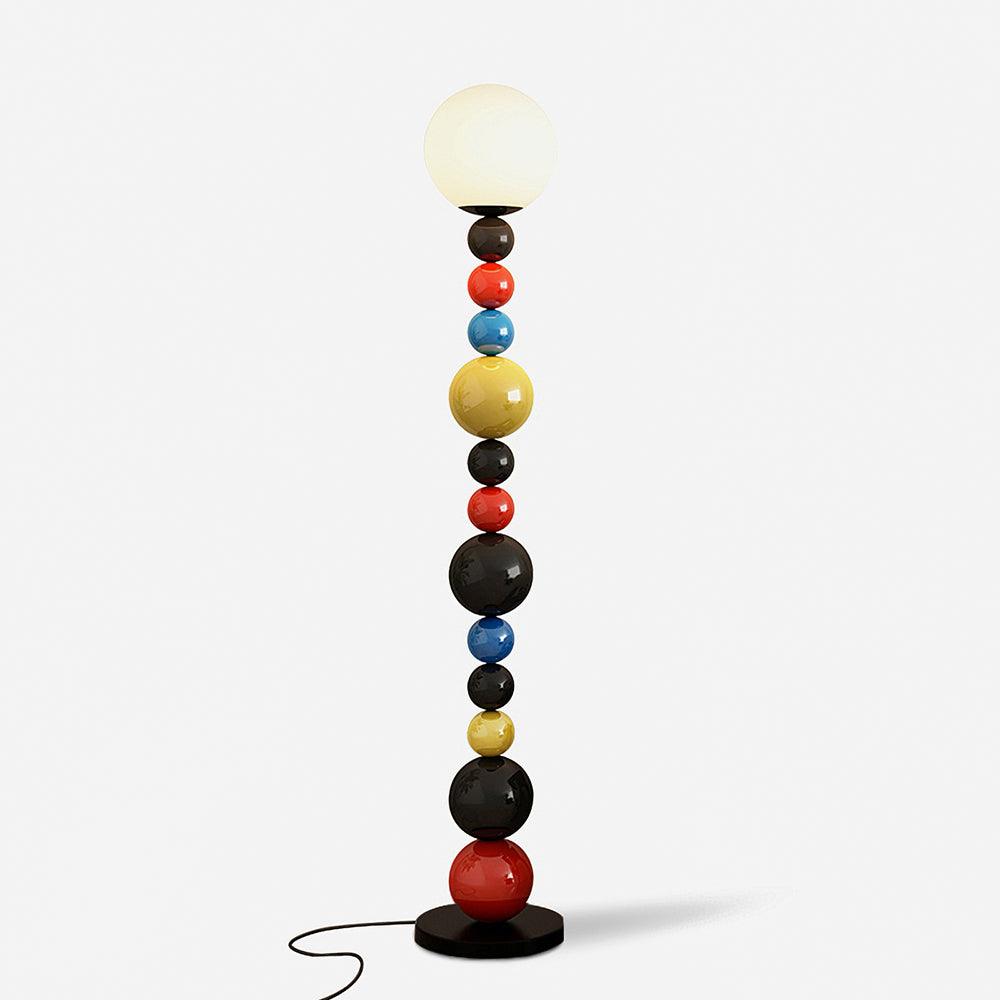 Zoriel Glass Artistic Floor Lamp