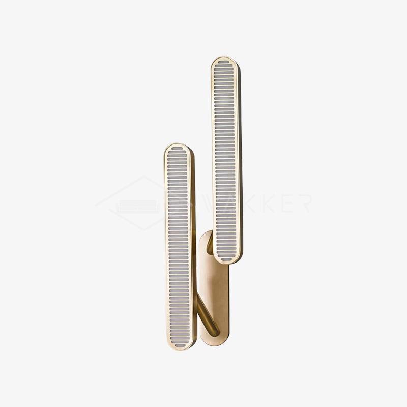 Oriararia Wall Lamp Brass Slotted Grill