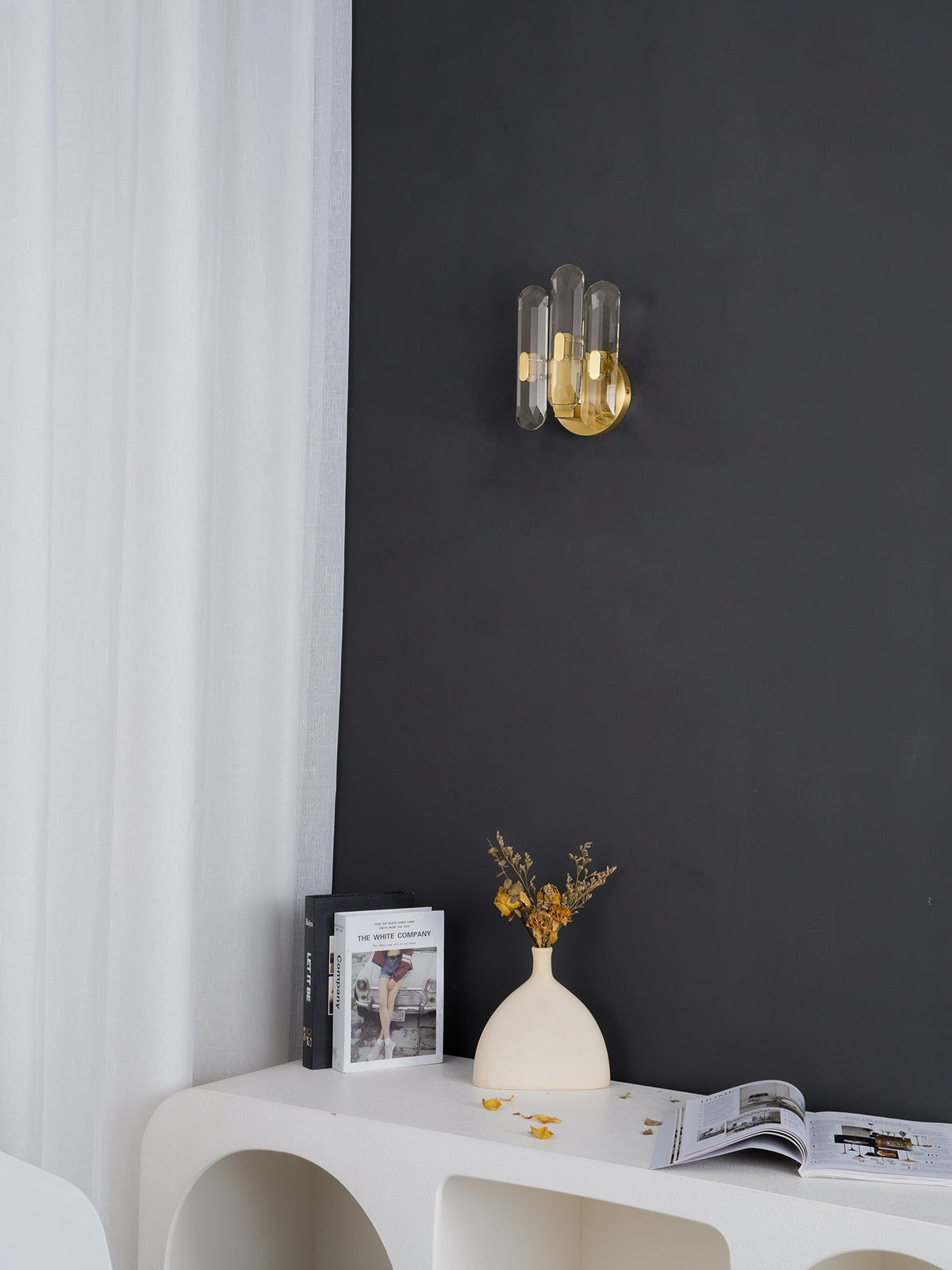 Elina Postmodern Luxury Crystal Sconce Wall Lamp