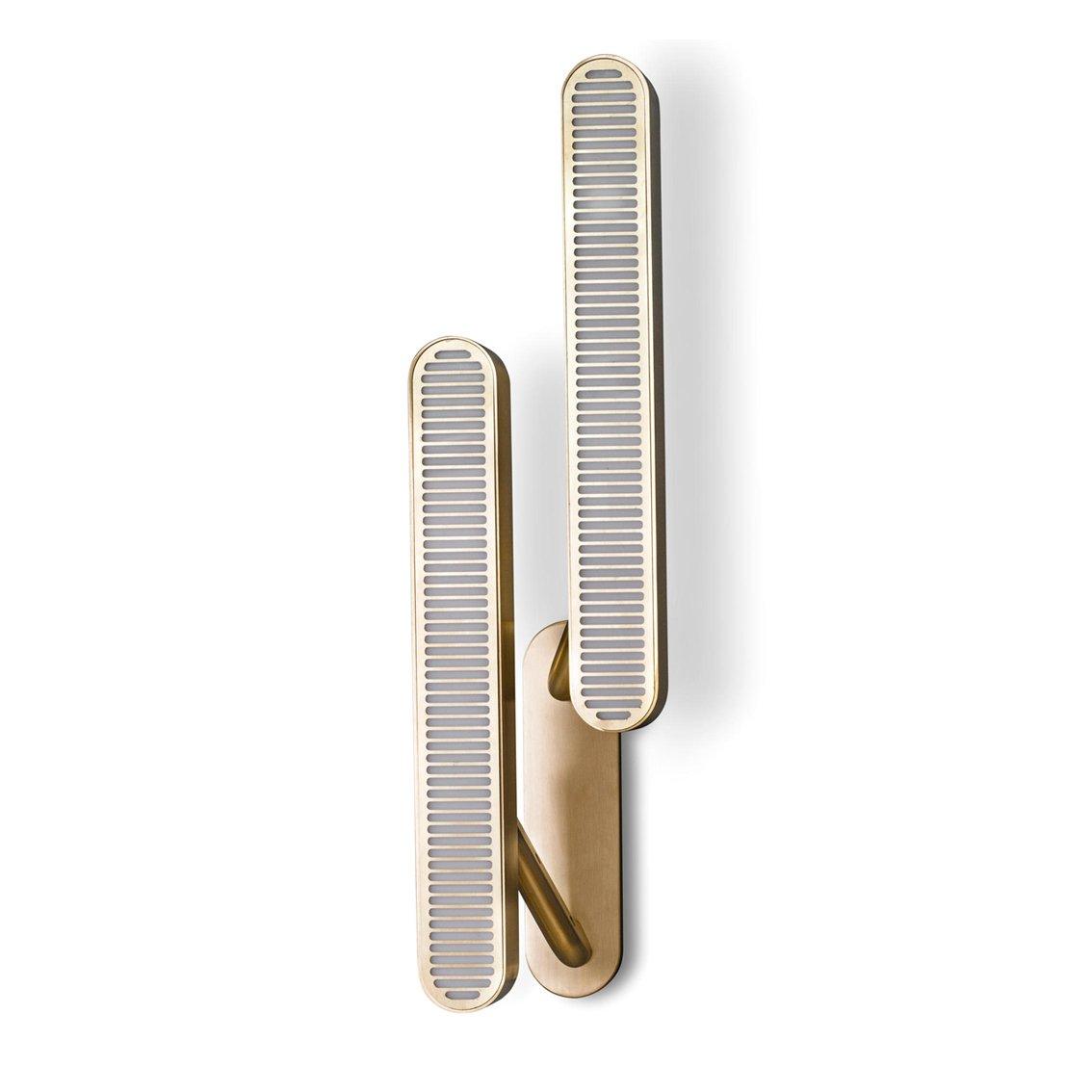 Oriararia Wall Lamp Brass Slotted Grill