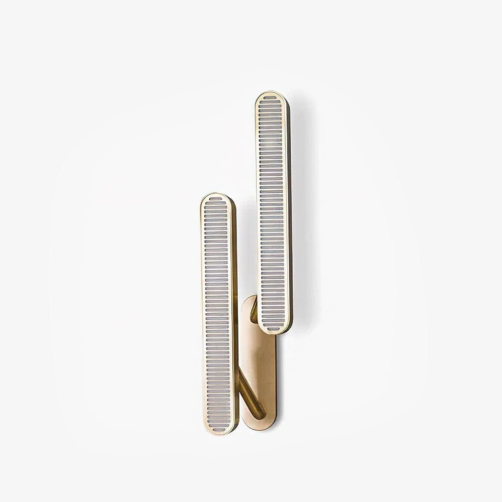 Oriararia Wall Lamp Brass Slotted Grill