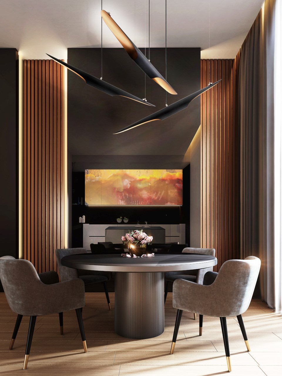 Raelond Modern Pipe Pendant Lights