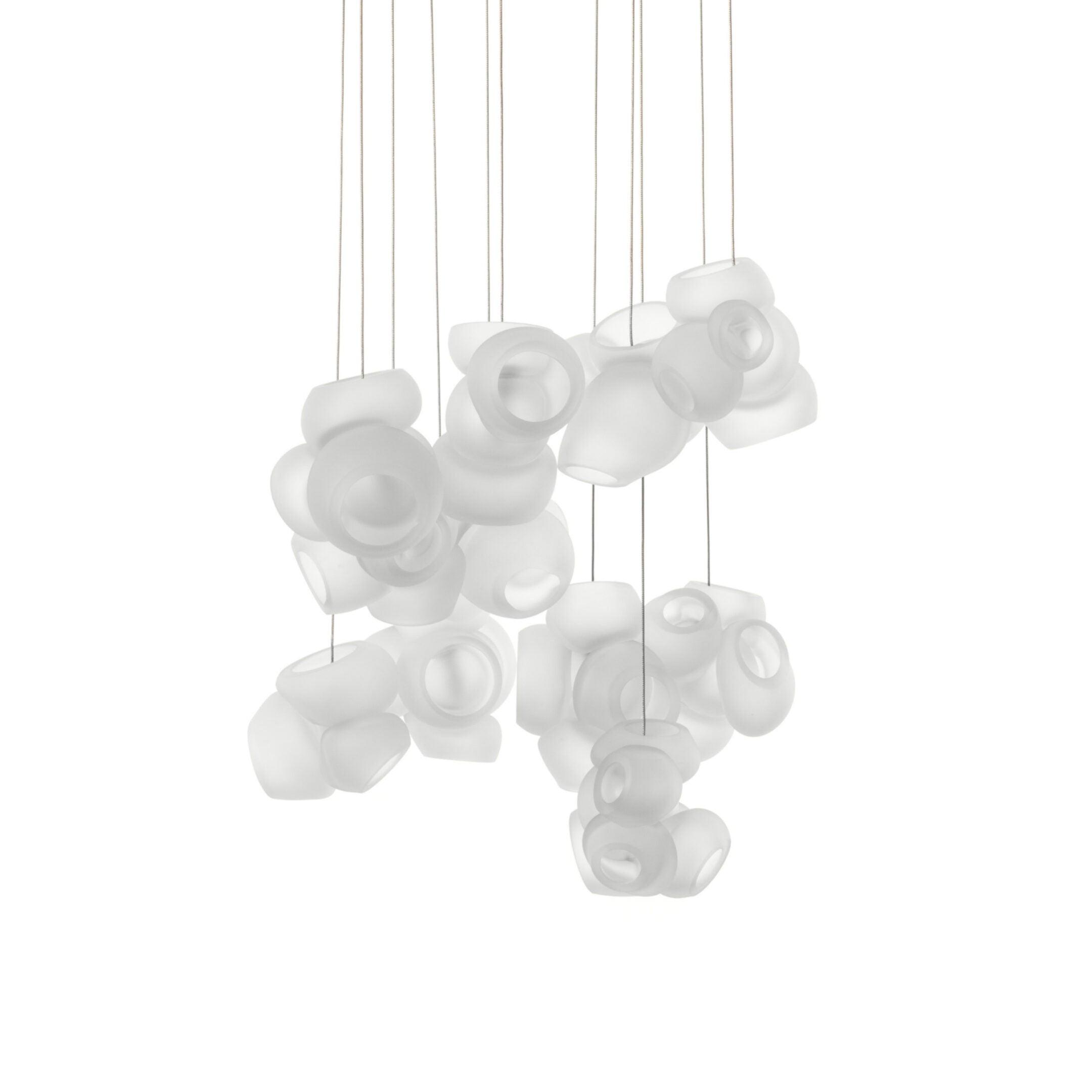 Ursa Bubbles Cluster Glass Pendant Light