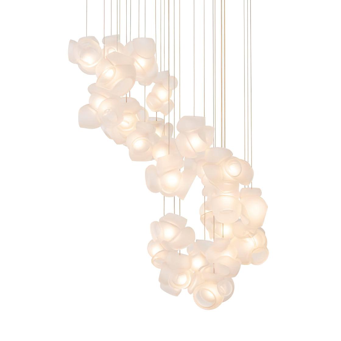 Ursa Bubbles Cluster Glass Pendant Light