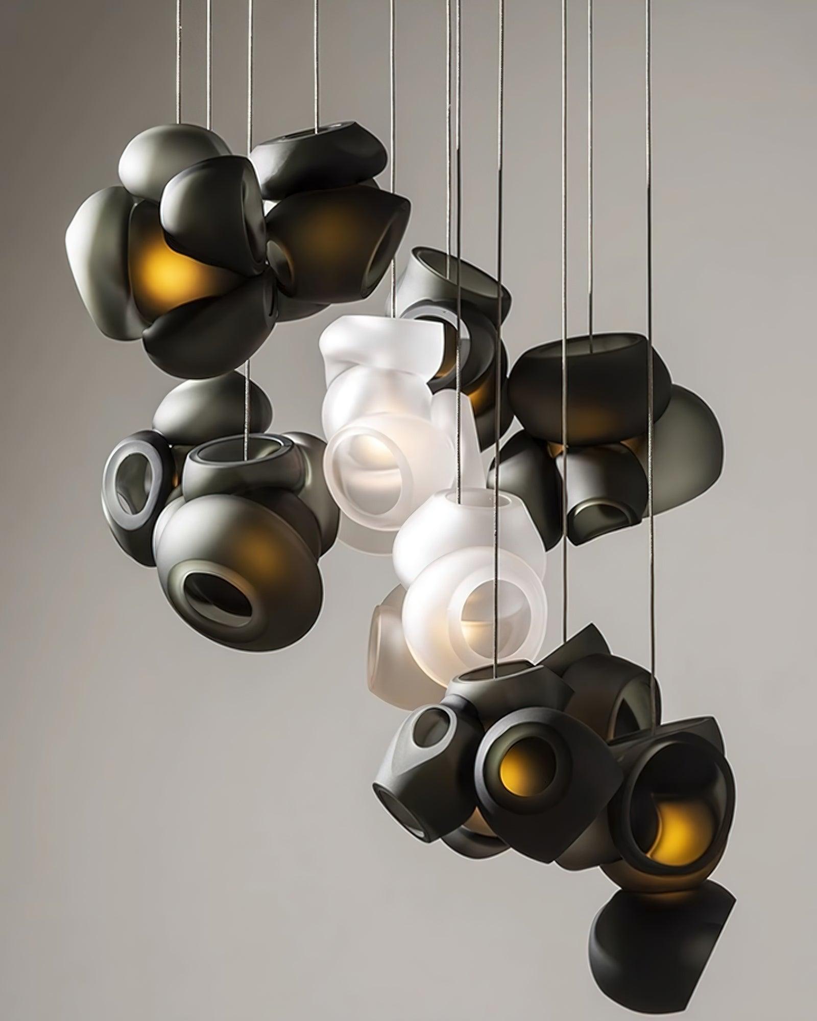 Ursa Bubbles Cluster Glass Pendant Light