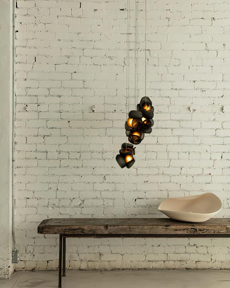 Ursa Bubbles Cluster Glass Pendant Light