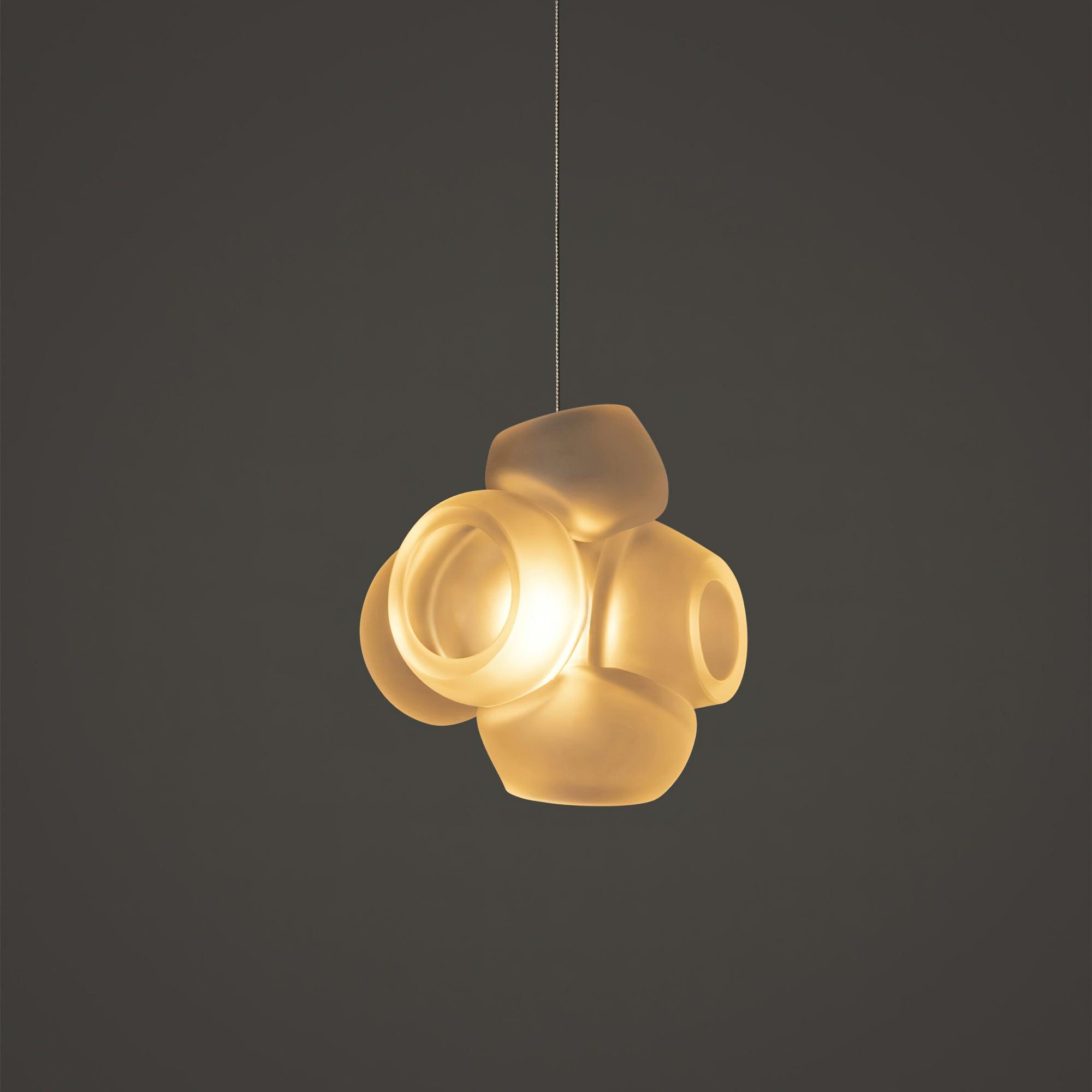 Ursa Bubbles Cluster Glass Pendant Light