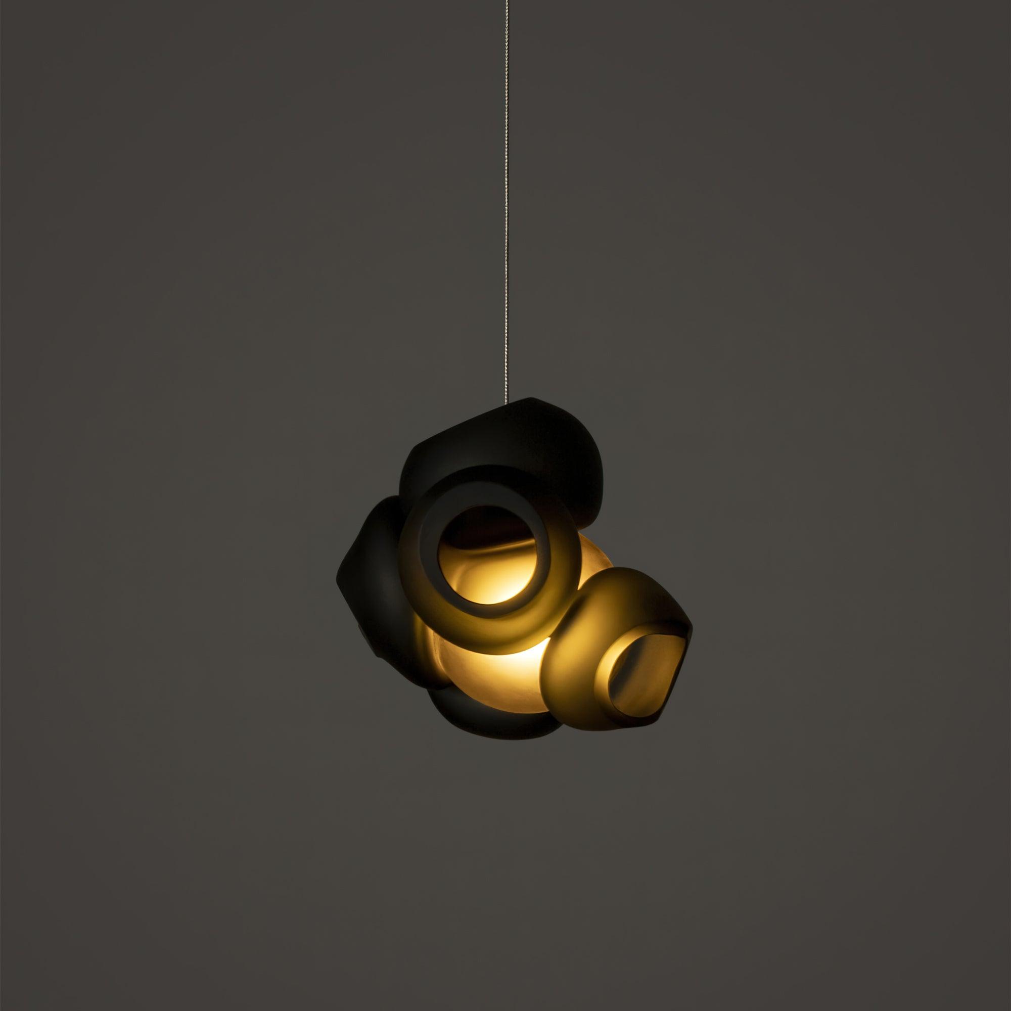 Ursa Bubbles Cluster Glass Pendant Light