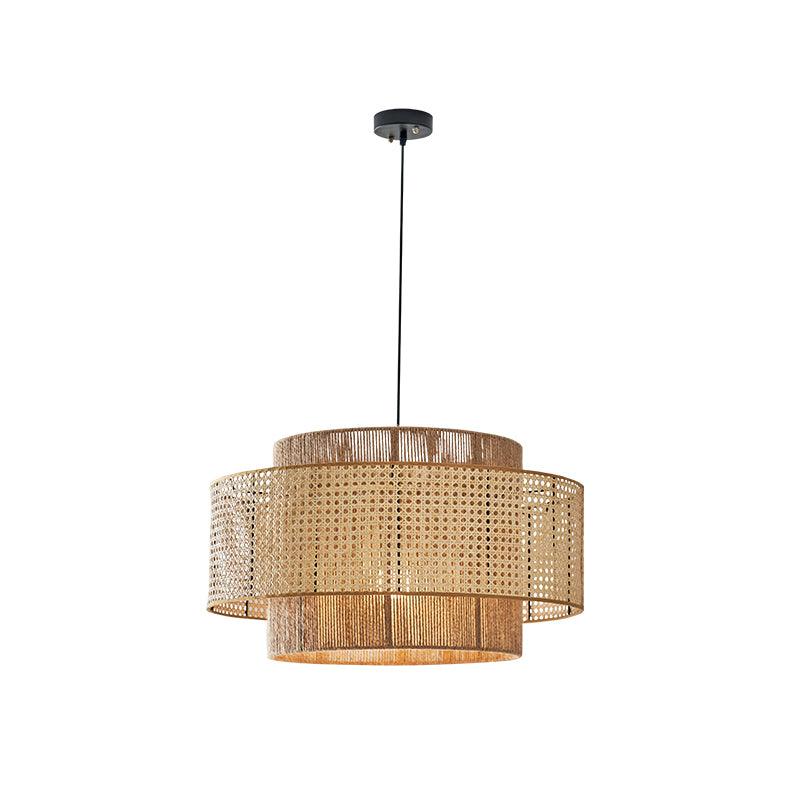 Crigen Concentric Rattan Pendant Light