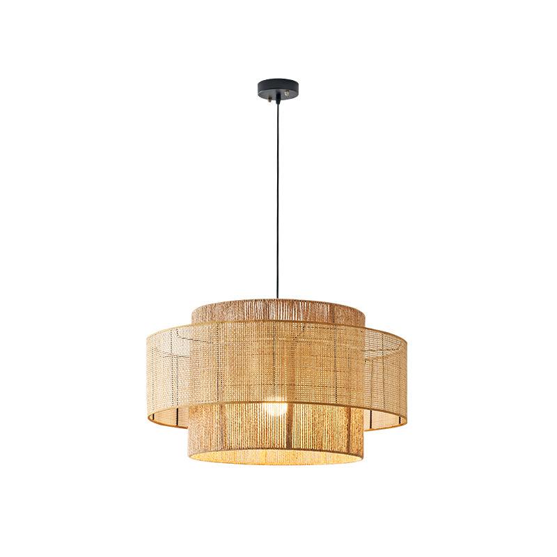 Crigen Concentric Rattan Pendant Light