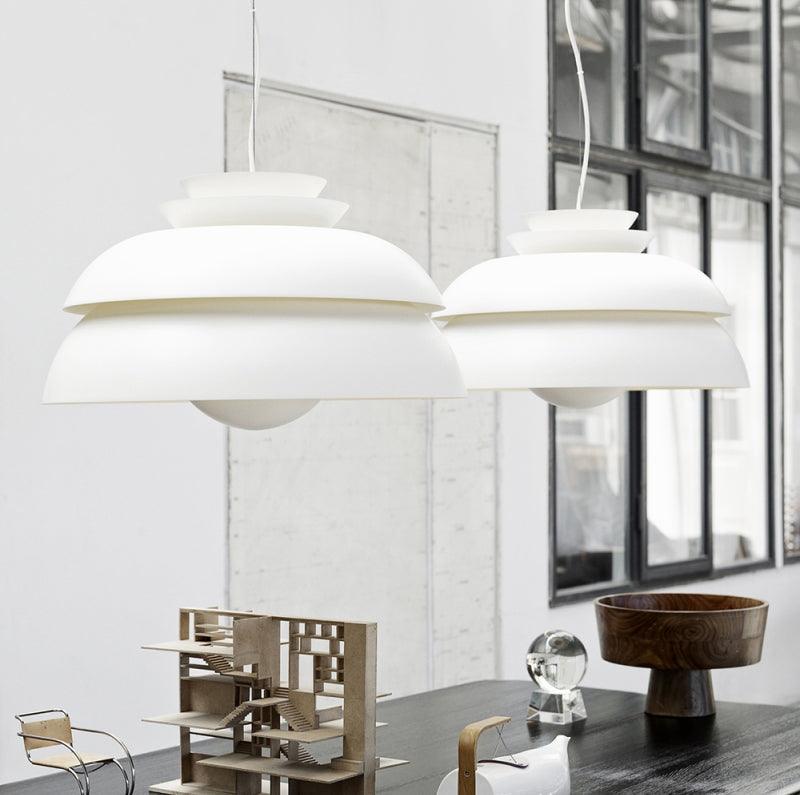 Novenu White Scandinavian Pendant Lamp