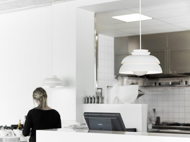Novenu White Scandinavian Pendant Lamp