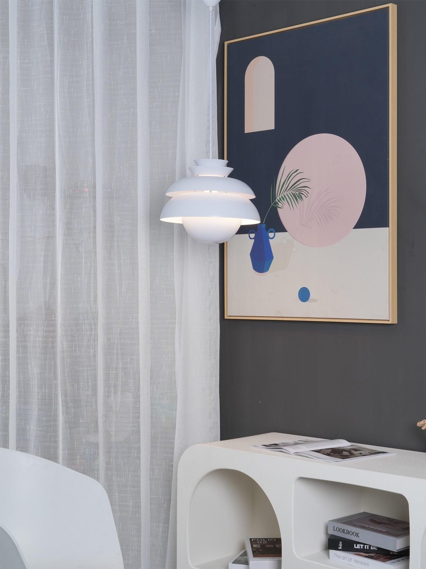 Novenu White Scandinavian Pendant Lamp