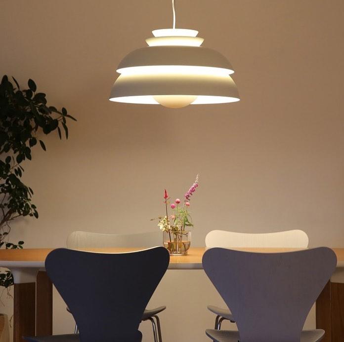 Novenu White Scandinavian Pendant Lamp