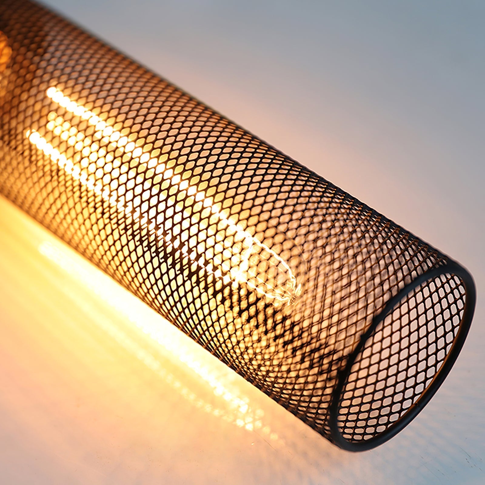 Arisha Industrial Cylindrical Pendant Light, Cement Wabi-Sabi - Neutral Decor