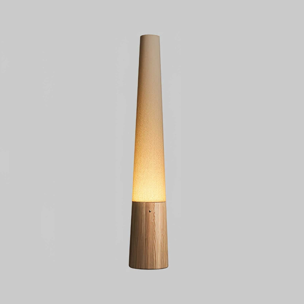 Glow Cone Wooden Floor Lamp