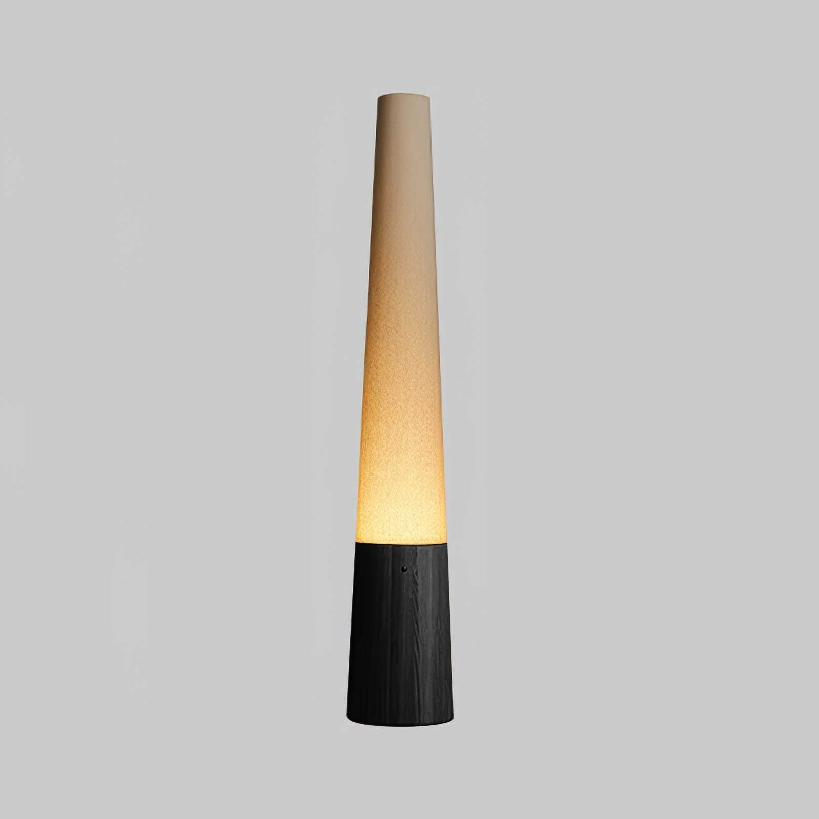 Glow Cone Wooden Floor Lamp