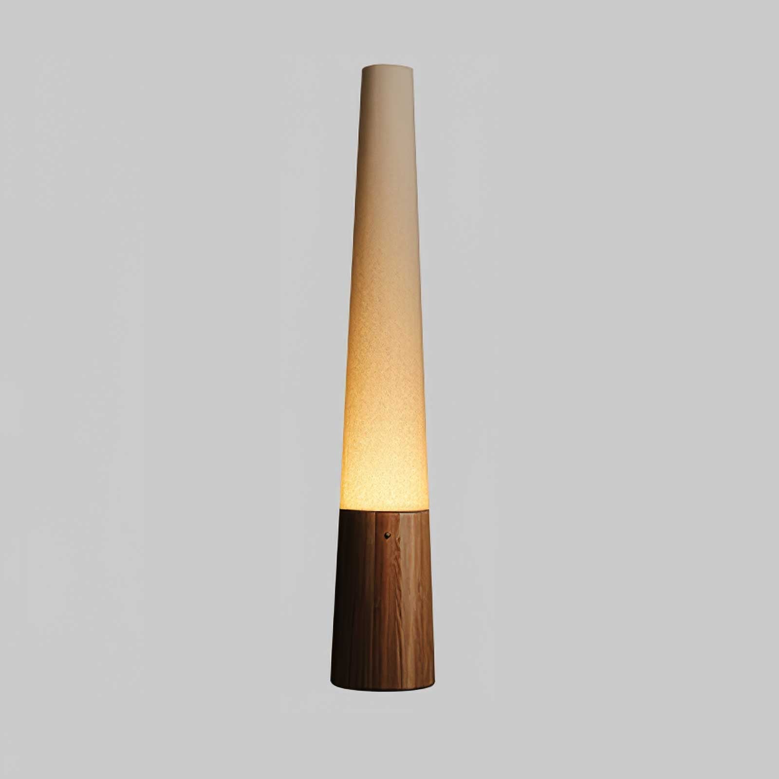 Glow Cone Wooden Floor Lamp