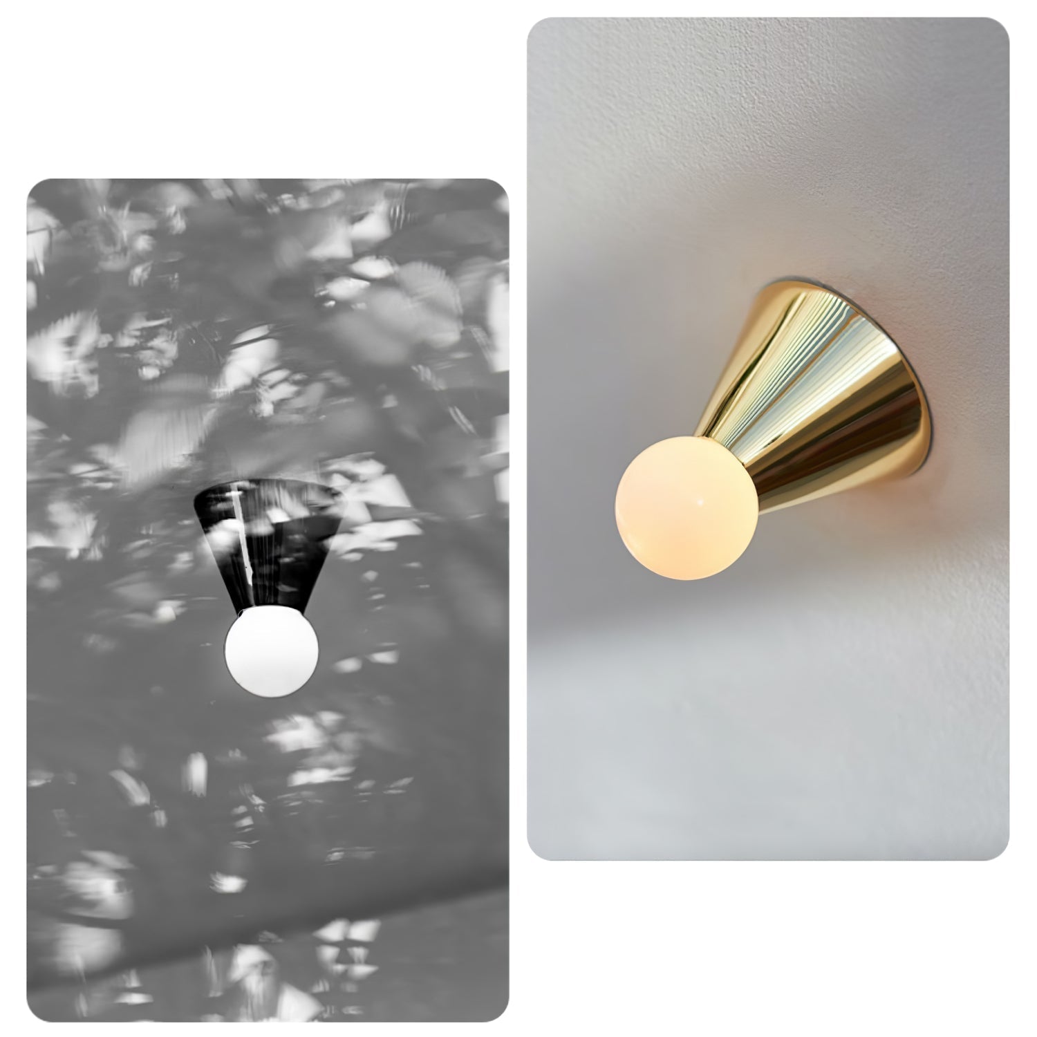 Nycareth Modern Minimalist Glass Ceiling Lamp