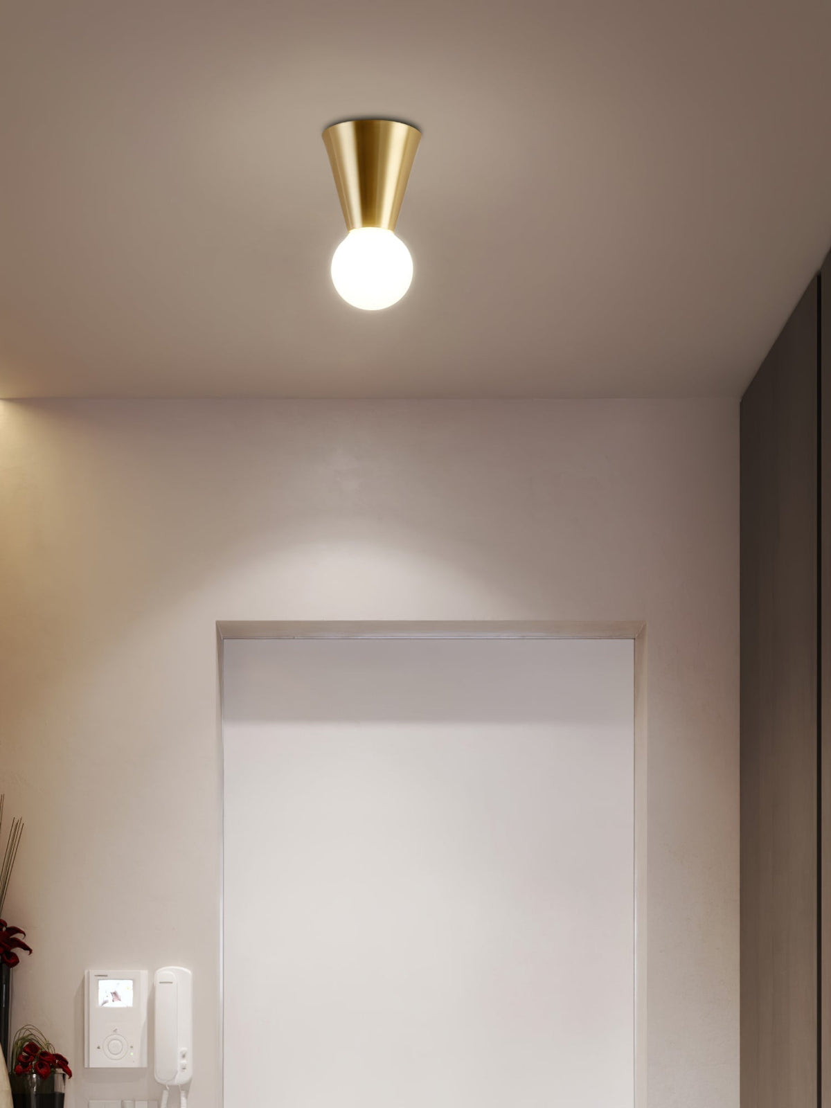Nycareth Modern Minimalist Glass Ceiling Lamp