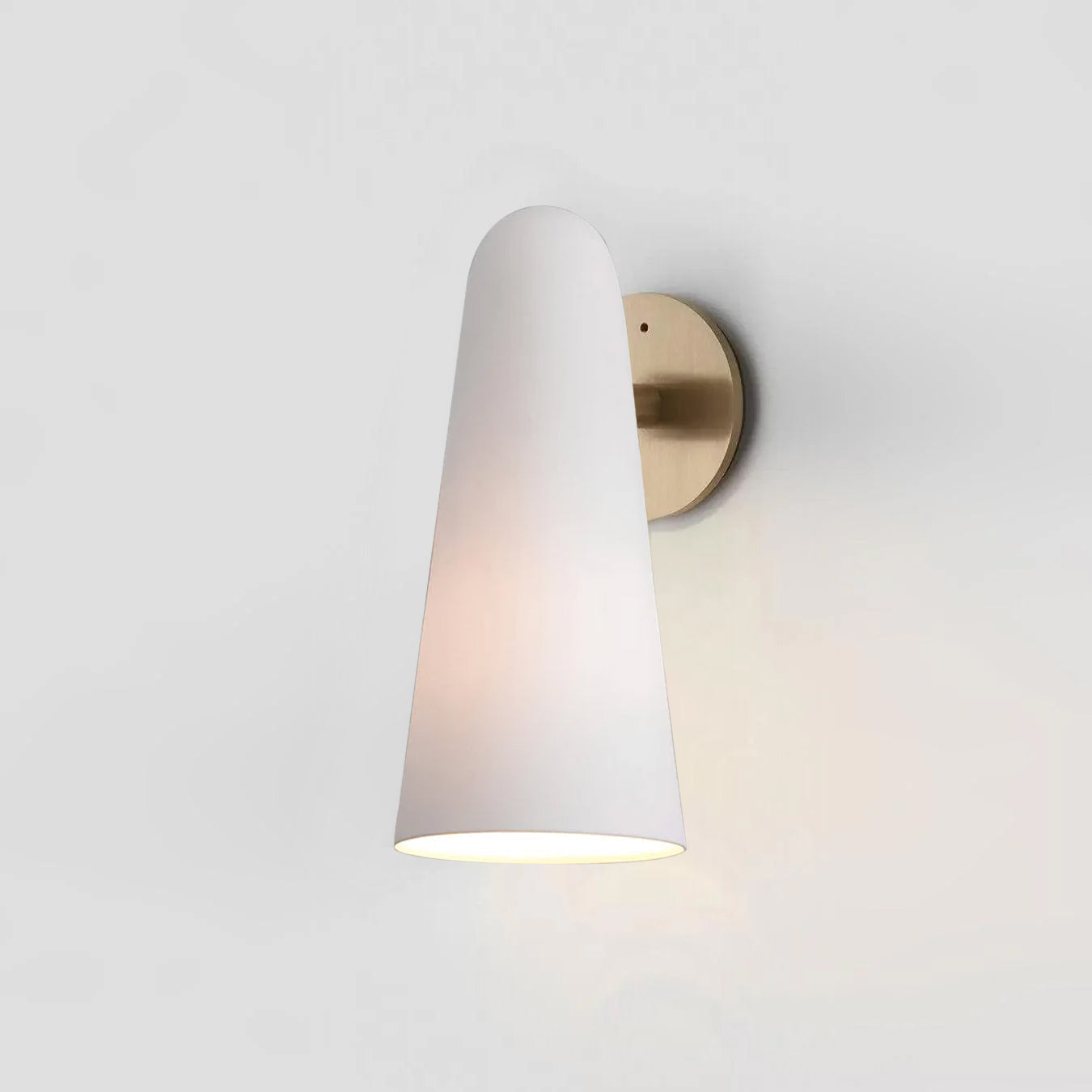 Velivira Conical Glass Wall Light