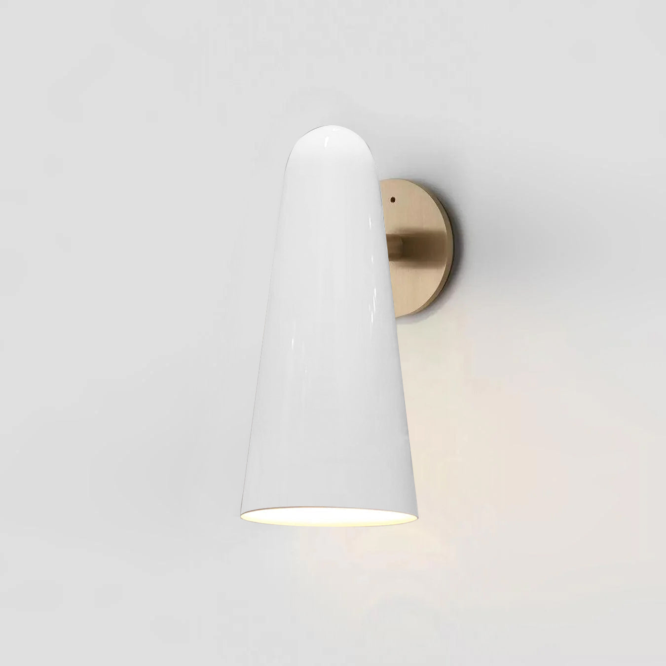 Velivira Conical Glass Wall Light