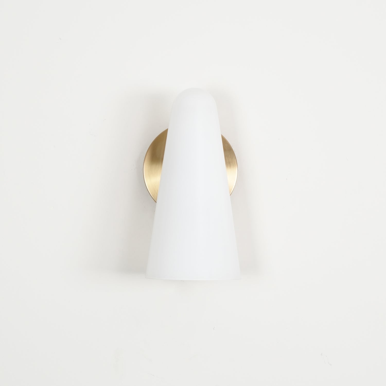 Velivira Conical Glass Wall Light
