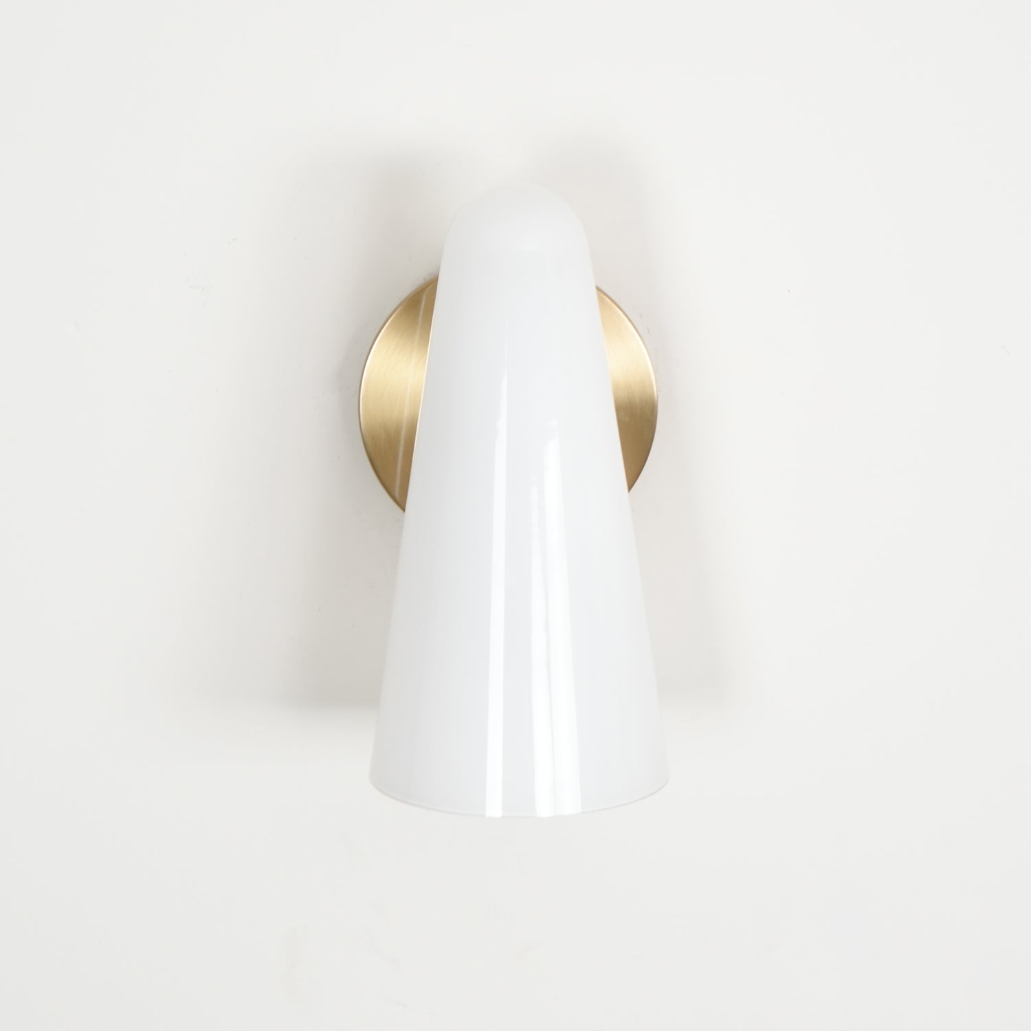 Velivira Conical Glass Wall Light