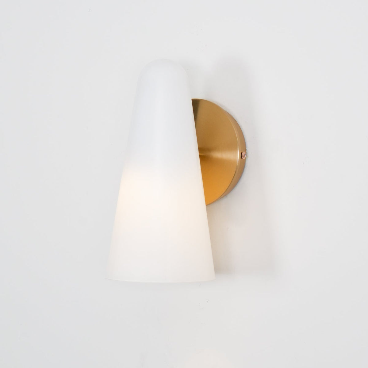 Velivira Conical Glass Wall Light
